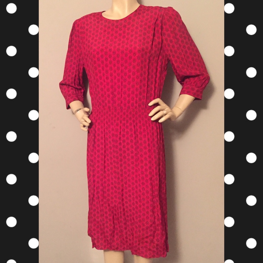 Vintage red dress